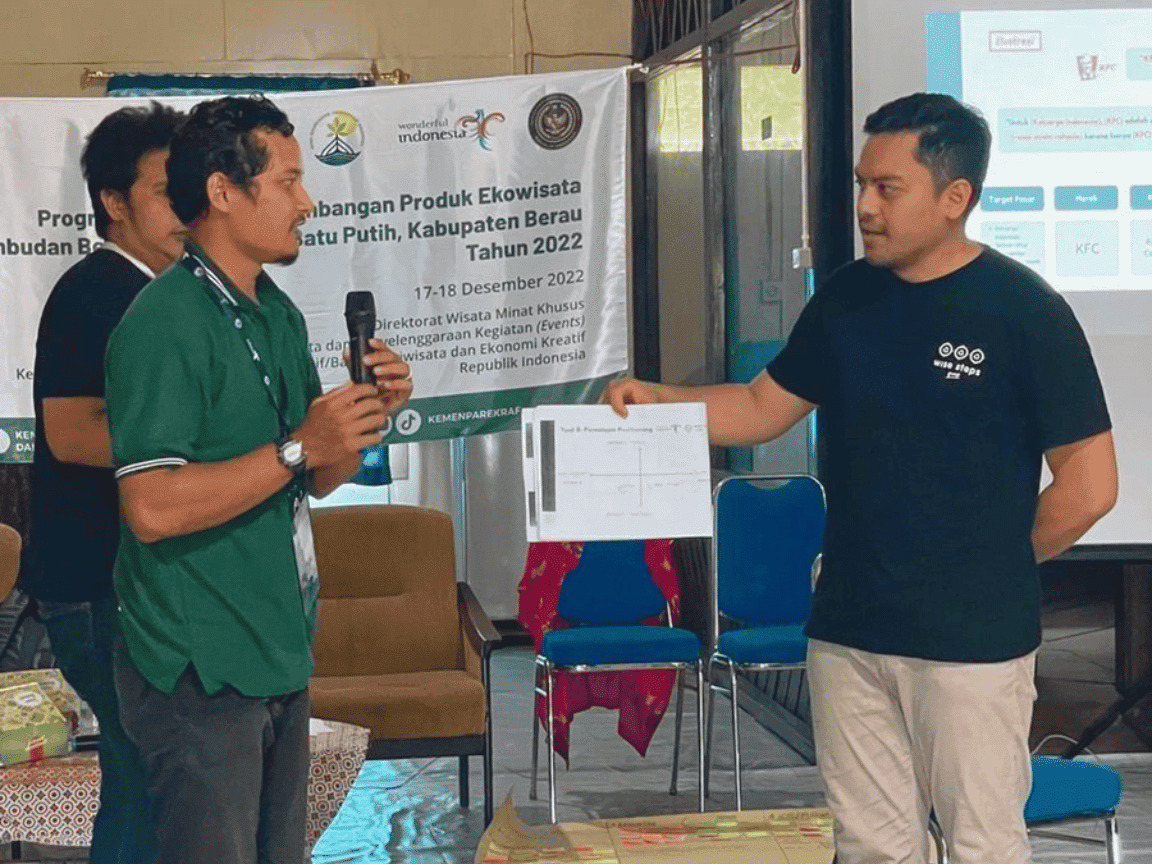 Pelatihan Pariwisata Berkelanjutan bersama Kemenparekraf di Tembudan PELATIHAN PEMASARAN PARIWISATA BERKELANJUTAN Di kampung tembudan