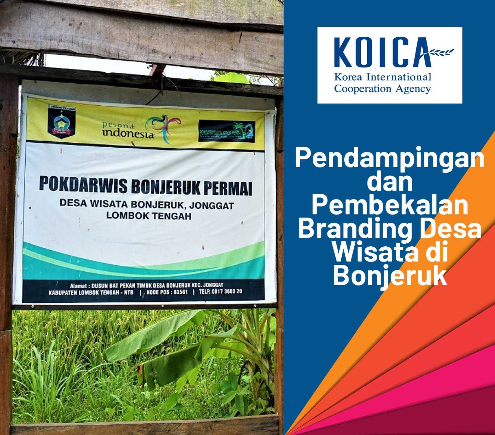 Pendampingan dan Pembekalan Branding Desa Wisata di Bonjeruk - Koica