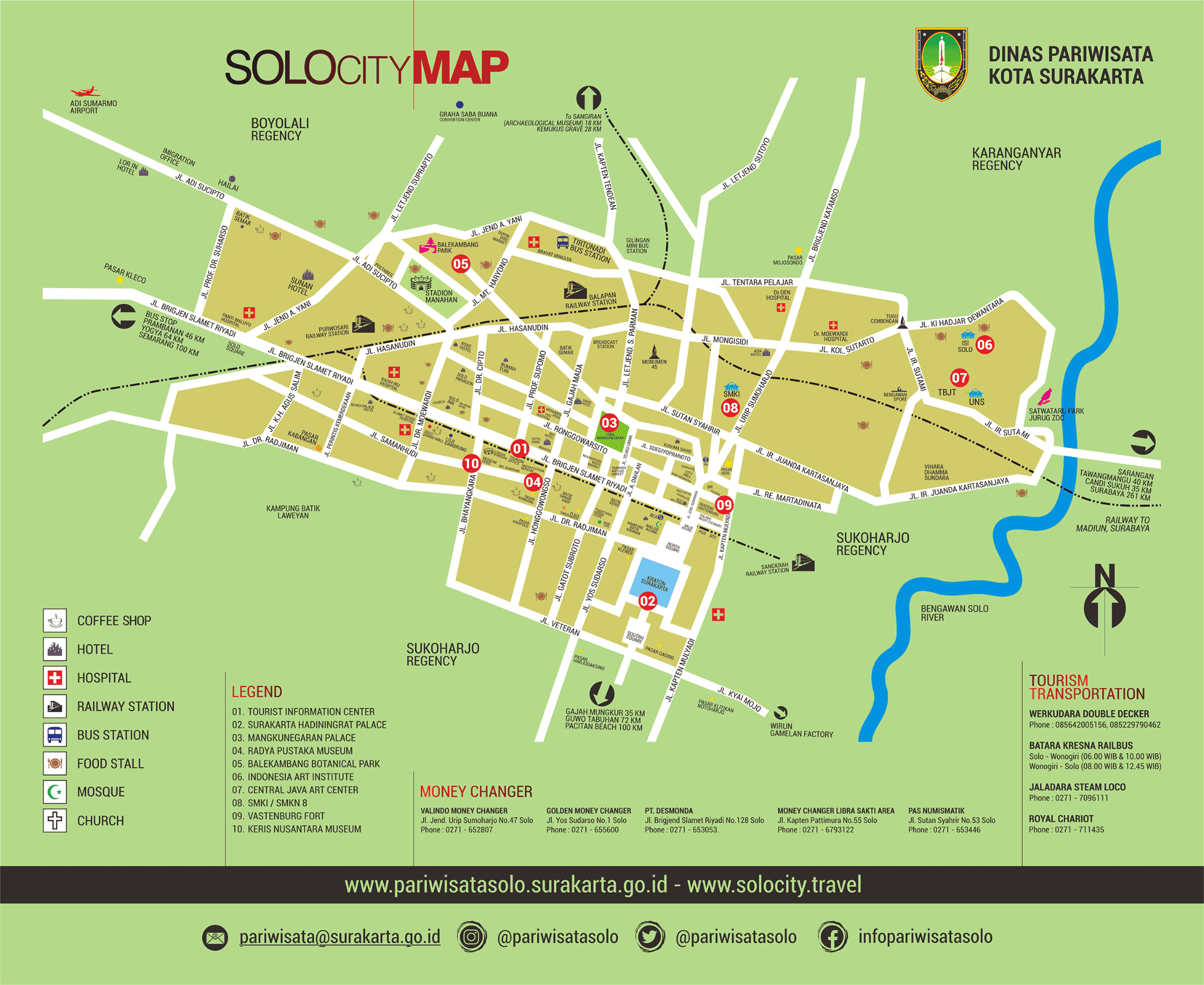 BPPD Solo Wellness Tourism Map Kota Solo